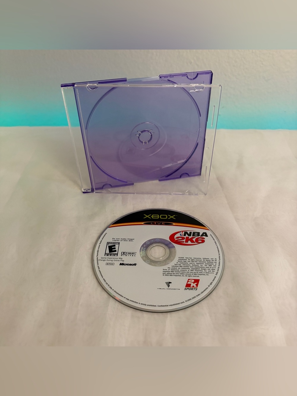 NBA 2K6 (Microsoft Xbox disc only, 2005) Tested & Works Original Xbox Videogame